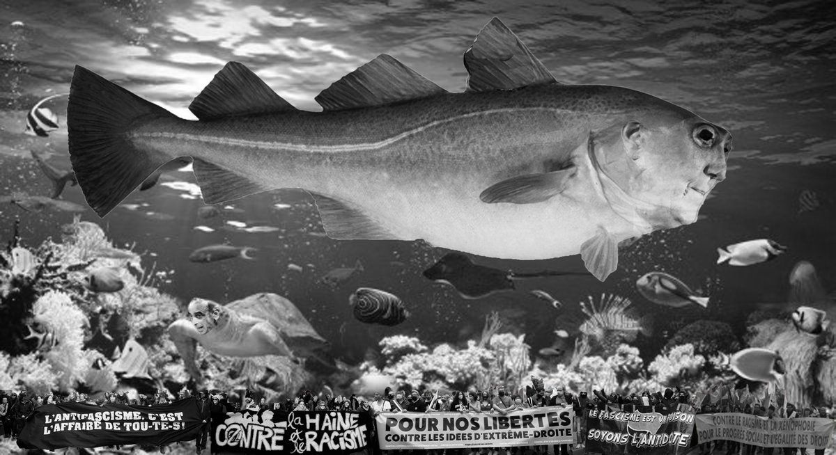 PoiSon d'Avril... Jean Morue a une fille.
Voter, parfois c'est comme la morue, ça pue.
Le petit "z" marionette de Bolloré, rejetHon de l'union incesTueuse du père et la fille.
Ttes ressemblances blablabla... est forTRUIE.