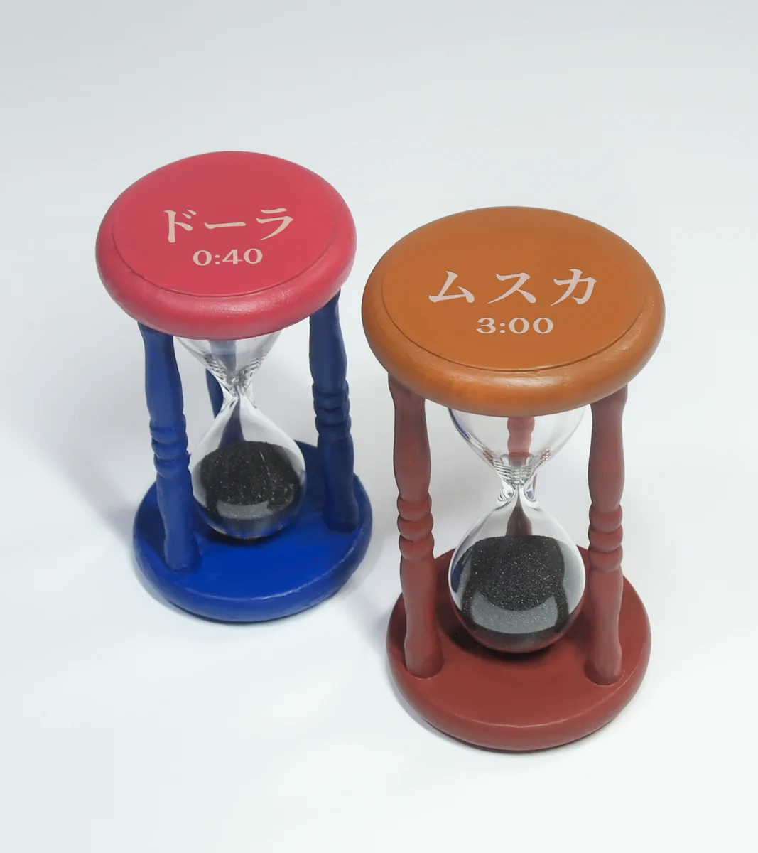 思わず買いたくなる！ムスカとドーラのセリフ入りの砂時計。