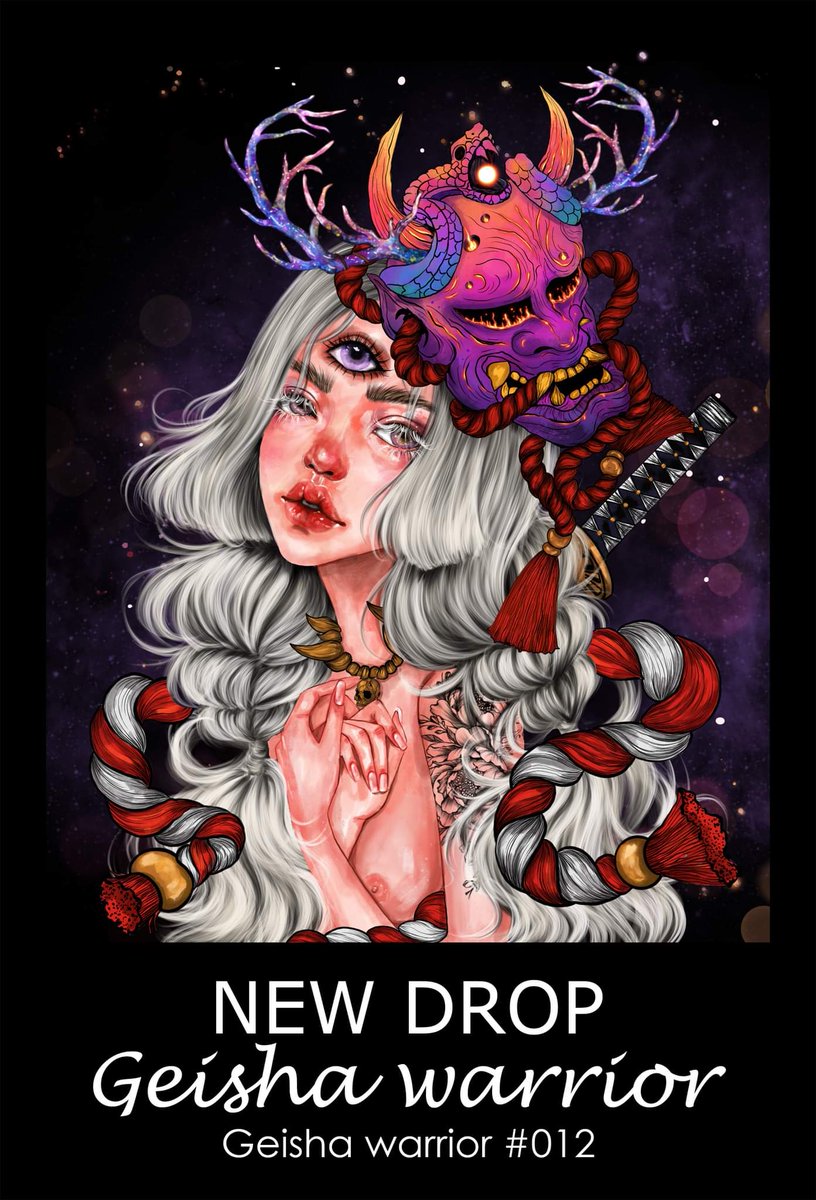 🔥New Drop 🔥
😈Geisha warrior collection.⚔️
opensea.io/collection/gei…

#NFT #NFTcollector #NFTcollection #Anime #Flowers #NFTJapan #NFTThai #animegirl #AnimeNFT #NFTartist #OpenSea