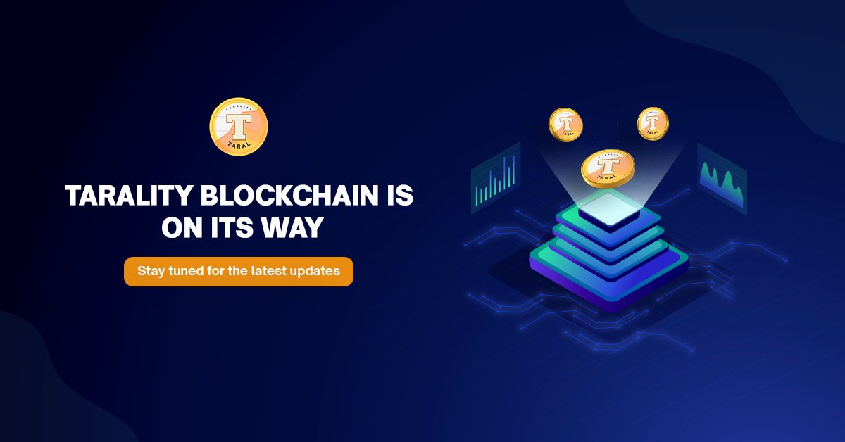 TaralityX's tweet photo. Tarality blockchain will soon enter the crypto market. Stay tuned for the latest updates; visit https://t.co/Kn6a4JjCyW
#tarality #taralityplatform #blockchain #bestplatform #crypto
#cryptoworld #cryptomarket #buy #sell #hold https://t.co/ilAOq6gmnl