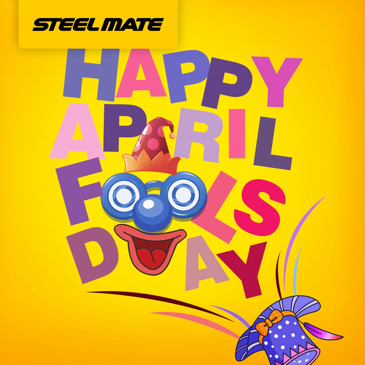 steelmateuk's tweet photo. Happy April Fool's Day! #steelmate #steelmateautomotive #steelmateuk https://t.co/9Xp6KR9kLB