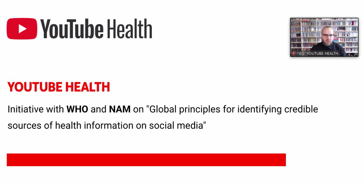 medinfode's tweet photo. . @afgis_de-#Workshop "Wie kommuniziere ich das Richtige richtig?". Vierter Vortrag von Götz Gottschalk von #YouTubeHealth mit einer gemeinsamen Initiative mit @WHO und @theNAMedicine zu zuverlässigen Quellen für #Gesundheitsinformationen. https://t.co/Eb9LaftukP