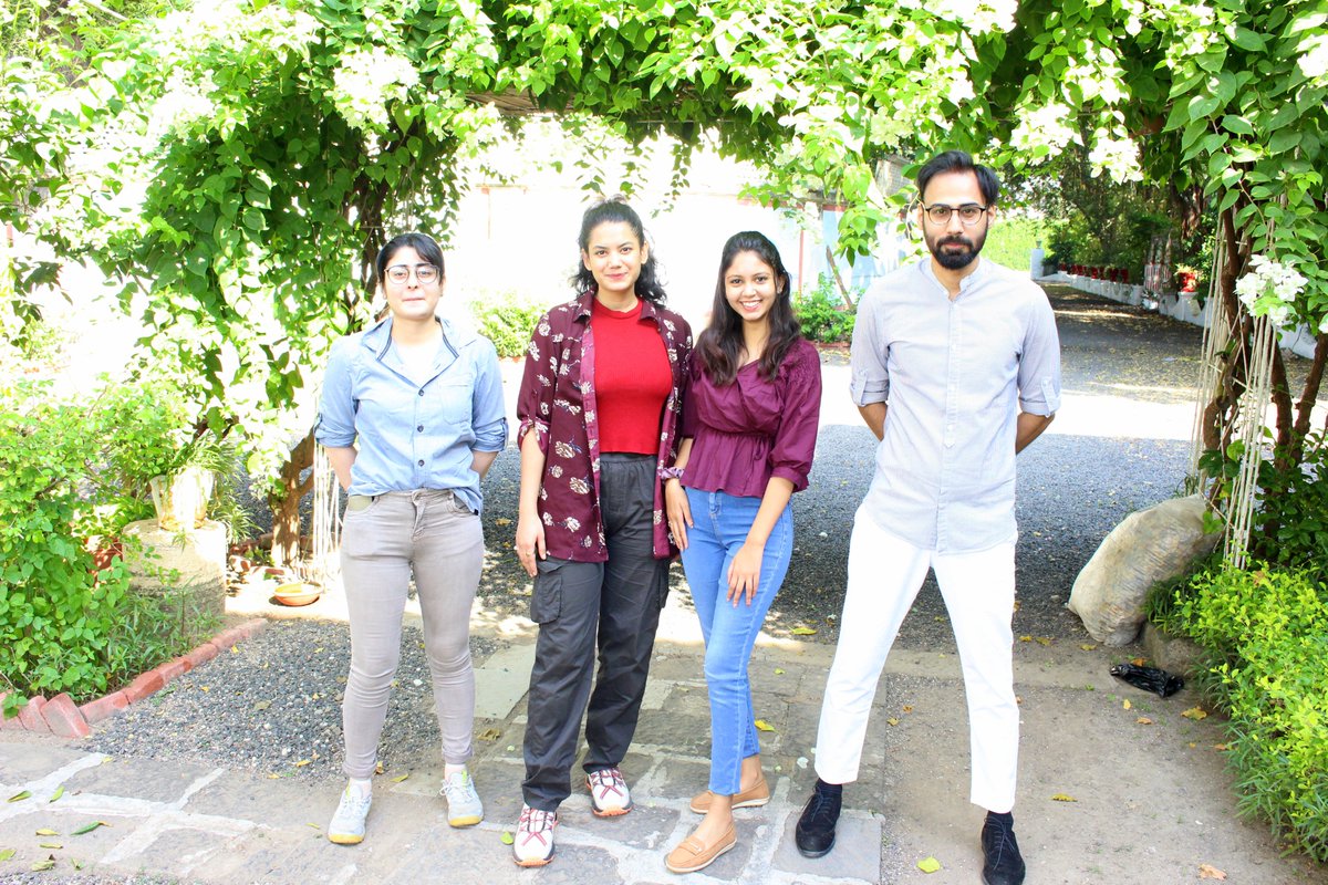 Mahira_Org's tweet photo. #Mahira #team at the #RanjitVilasPalace, #Rajkot.

The #project was led by a team of capable, dedicated and enthusiastic young professionals of #MahiraFoundation.

#Museums #UNESCO #ICOM #MahiraArtManagement #CollectionManagement #RoyalFamilyOfRajkot #History #Heritage #Gujarat https://t.co/VZ1fgfAhEq