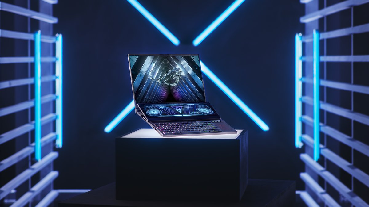 ASUS_ROG's tweet photo. The #ZephyrusDuo16 offers superior visuals for any occasion thanks to its 16-inch, near-rimless #ROGNebula HDR Display™ with Mini LED. https://t.co/58PGnnXTpv
