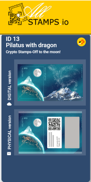Allstampsio's tweet photo. @swisspost your launch was amazing. 175K Stamps sold in 1 hour 😯 Stamps on secondary markets sell for thousands...
Everybody is asking now, when will be the next collection? Any plan for a second edition?
We want more from you😀
#stamps #philately @philatelyreview #cryptostamps https://t.co/CXC8vUhRjs