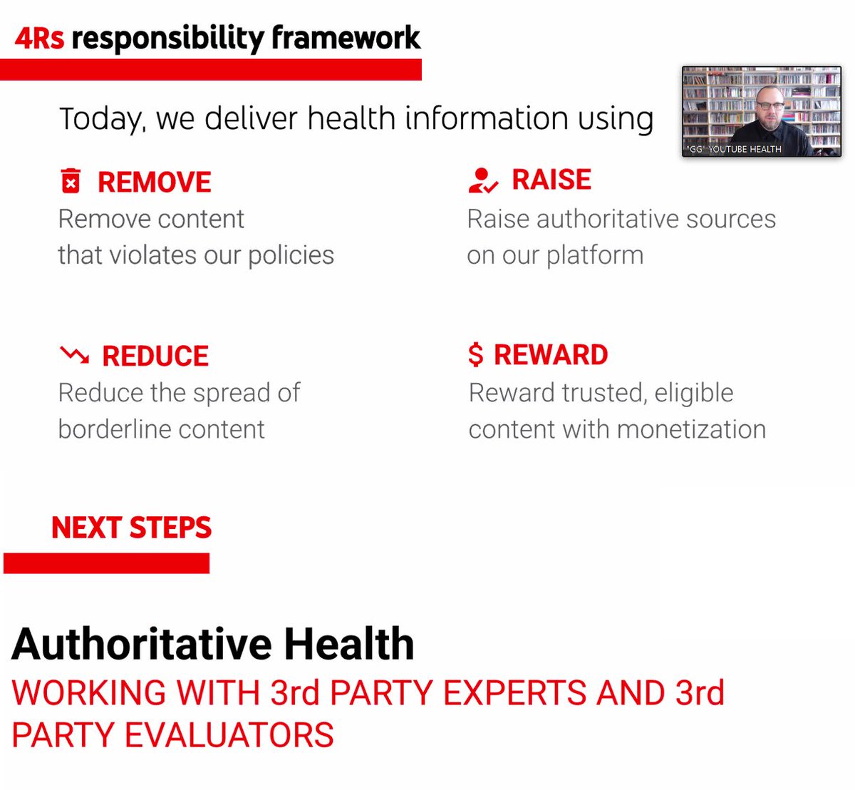 medinfode's tweet photo. . @afgis_de-#Workshop "Wie kommuniziere ich das Richtige richtig?". Vierter Vortrag von Götz Gottschalk von #YouTubeHealth mit einer gemeinsamen Initiative mit @WHO und @theNAMedicine zu zuverlässigen Quellen für #Gesundheitsinformationen. https://t.co/Eb9LaftukP