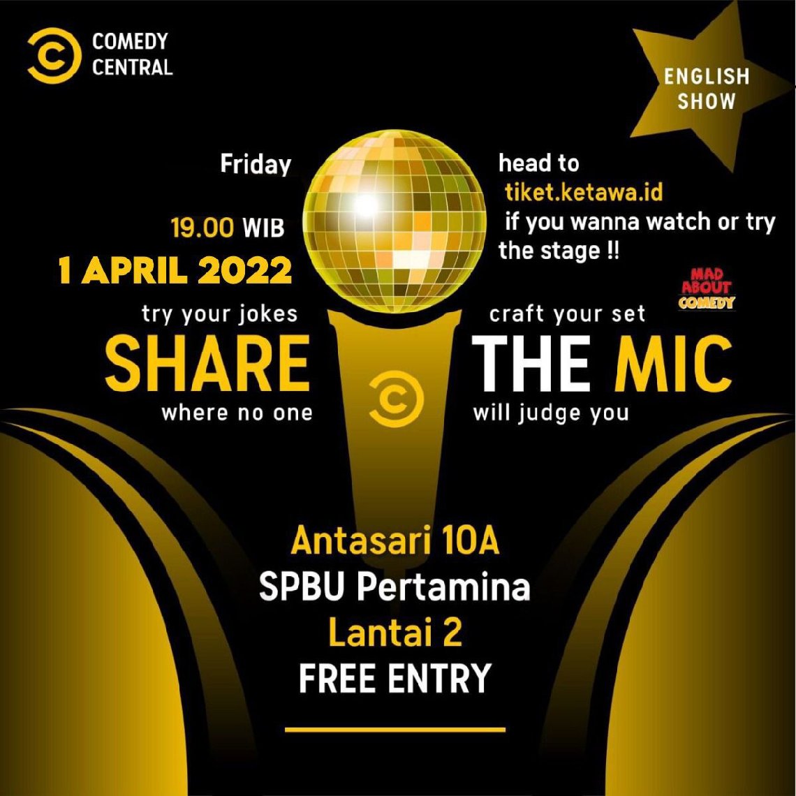 ComedyCentralID's tweet photo. SHARE THE MIC IS BACK! 

SIGN UP AS AUDIENCE OR PERFORMER!
https://t.co/K9C3ii1nIX https://t.co/gnxiH1Tk1a
