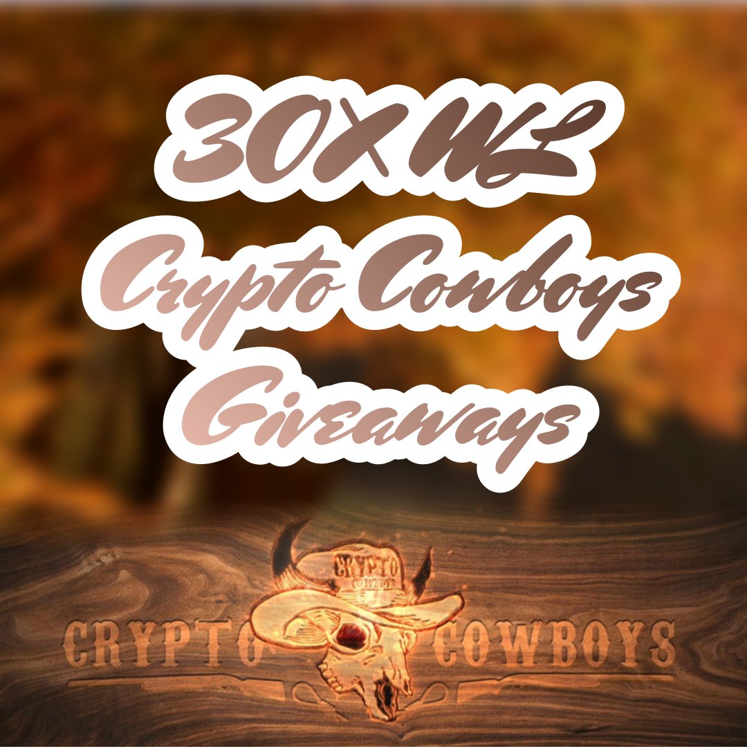 nakjumon's tweet photo. 🎁30X WL Giveaways @CowboyzNFT 🔥

1⃣Follow @nakjumon @CowboyzNFT 
2⃣❤️&amp;🔁&amp; Tag 3 Frens
3⃣ Join Discord https://t.co/KmPJf6Qygz

⌛️~48H

#Giveaways #Giveaway #NFTGiveaway #NFTGiveaways #NFTdrop https://t.co/ykyOlqV1Qx