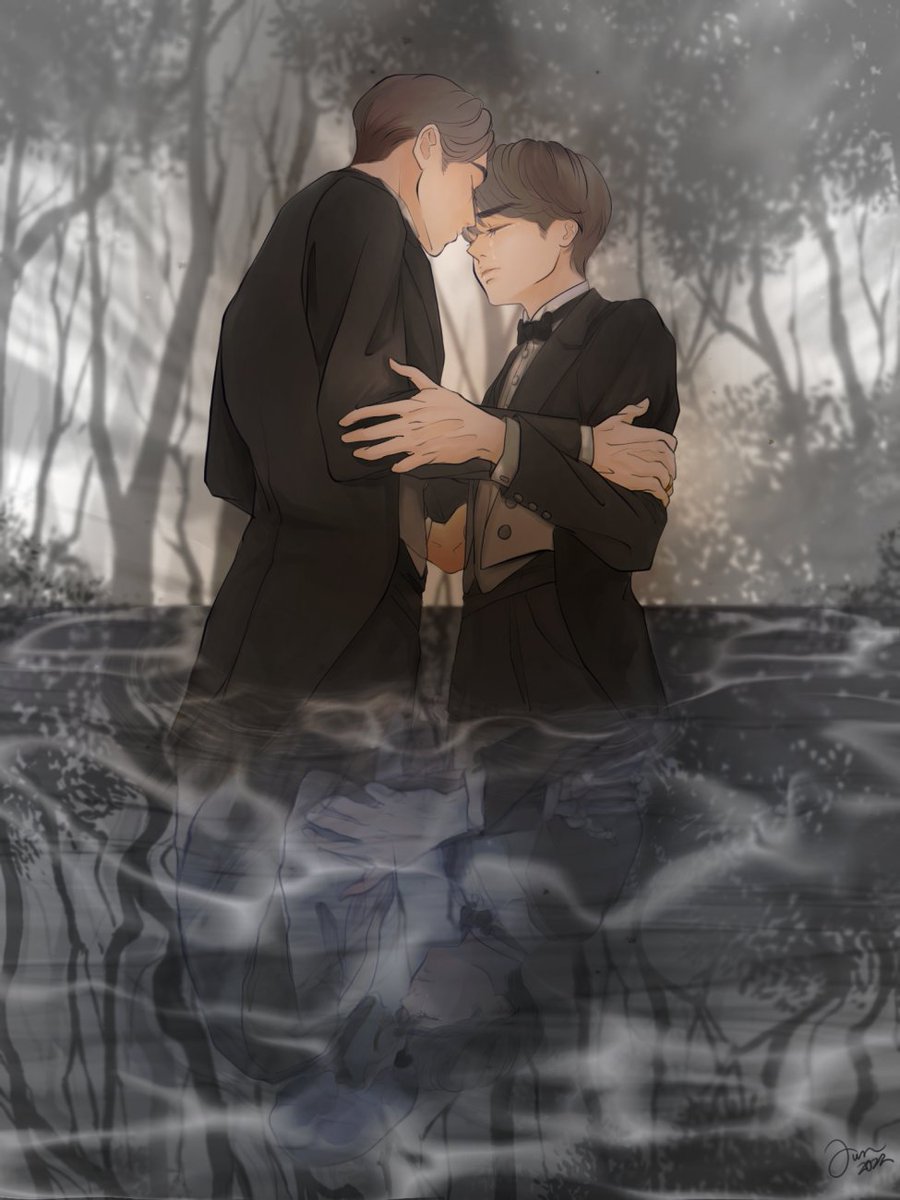 MalihiniMoon's tweet photo. Here's my fic for CherryMagic Reverse Bang! 
Gloriously spooky art by the incomporable Jun00IX
Ao3 link in comments
Explicit, 8 chapters ~20k words
Happy Ending
Reincarnation Fic
Part two of Series: People are Merely Dreams
@cherrymagicbang #CherryMagic #チェリまほ https://t.co/jR3VzJk4Xj