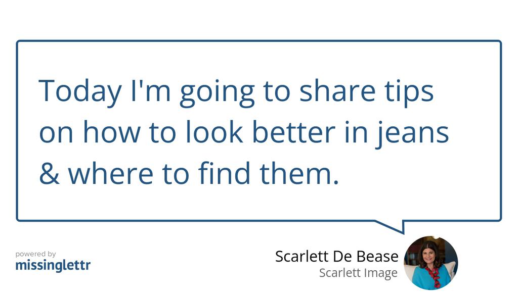 scarlettimage's tweet image. How To Look Better In Jeans: lttr.ai/u5HS

#CurrentTrend #SpentHours #ShareTips #DecadesAgo
