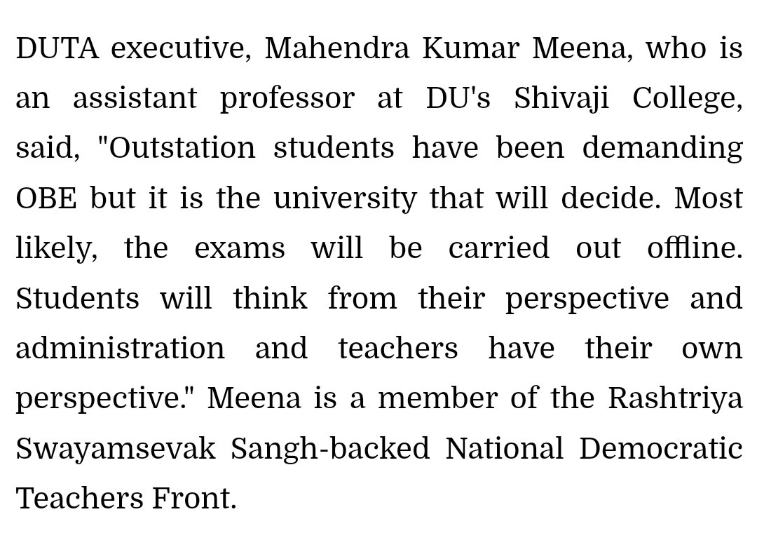 tanyamohan0's tweet photo. Inform these teachers that DU is all because of their students, they can't teach walls if the students are not there.. therefore they have to look out for the problems their students are facing, not being totally ignorant about it
#HybridModeShouldBeChoice #OBEforallSemesters https://t.co/DQ4lqQqNEx