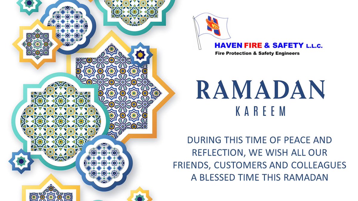 HavenFS's tweet photo. #ramadankareem from all of us at Haven Fire &amp; Safety
#Ramadan #Ramadan2022 https://t.co/DbOw1BxPf0