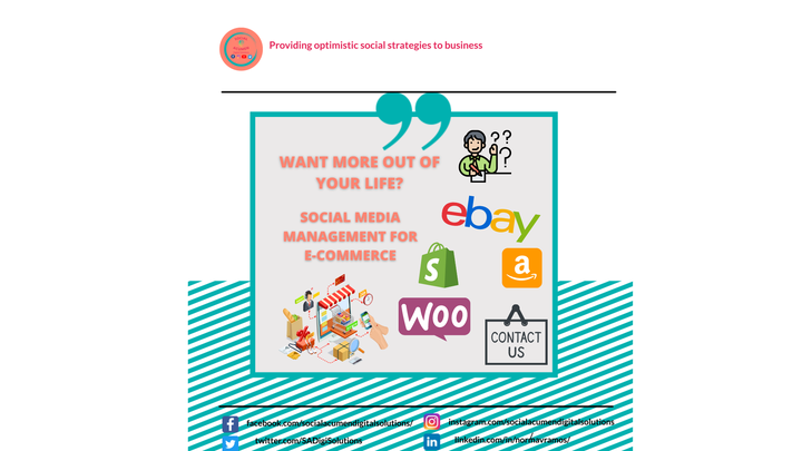 SADigiSolutions's tweet photo. Hire a Social Media Manager who can help you with social media management tasks while you concentrate more on growing your business.🙂Book an appointment now:
https://t.co/nnEBn332Yo

#socialacumensmm
#socialmediamarketingagency
#socialmediamarketingservices
#onlinebusinessowner https://t.co/rq9Ny93efb