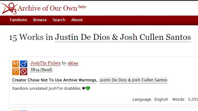 Kryptonite_ATIN's tweet photo. hello hello to the #JOSHTIN Ao3 writers. Just wanna let you know that "JDD &amp; JCS" relationship tag is different from the "JDD/JCS" tags (see image)

Idk why ao3 went out and split these two apart but anyway, I just wanna encourage y'all to use the JDD/JCS tag +++ https://t.co/ofFBq6TQI0