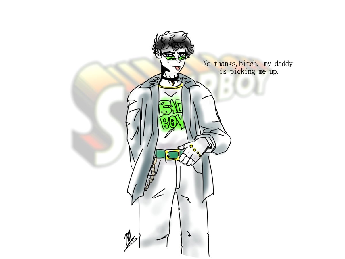 ZamyRose22's tweet photo. No gracias, ya comí.👍
#konel #connerkent #superboy #bottomkon https://t.co/24HXnl9W9N
