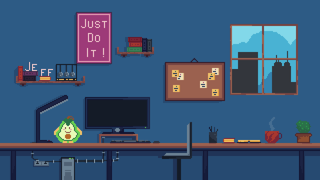Jeffpixelart's tweet photo. This is my first try for a room from this angle.
So don't judge too hard. 😅
#ドット絵 #pixelart #indiegamedev #gameart https://t.co/HGKT8XEzeC