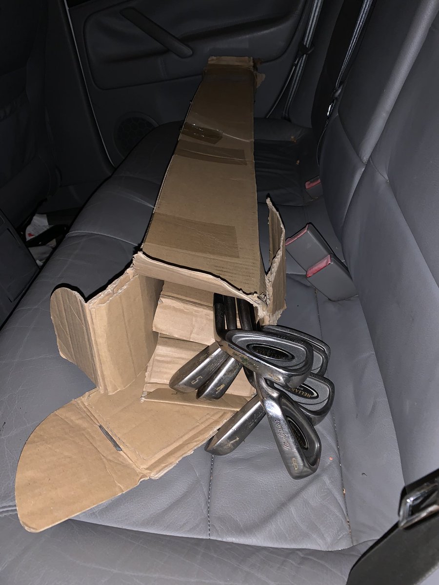 thathoo's tweet image. Rolling up to the driving range in style. #keepinitclassy