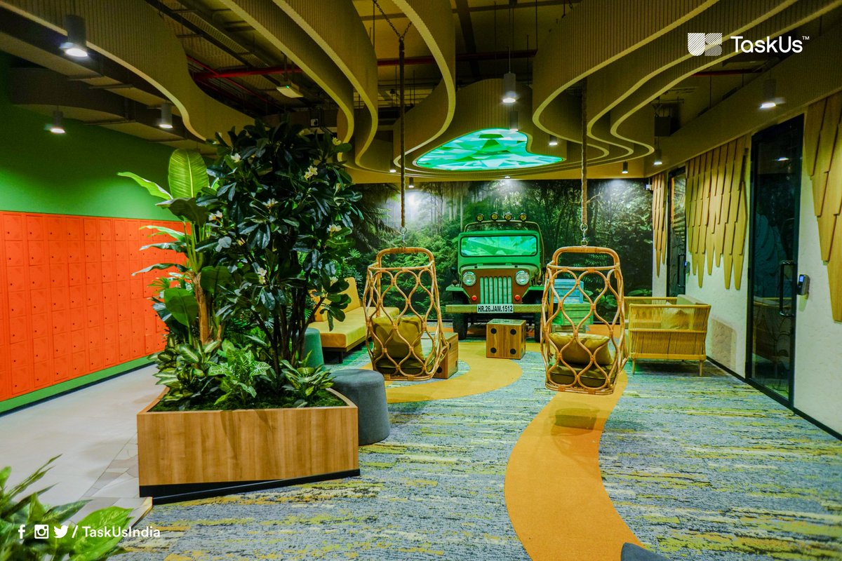 TaskUsIN's tweet photo. Welcome to Jamboree, our very own Jumanji-themed site! Lush, refreshing, invigorating, organic, and brimming with excitement. Ready to go on a Ridiculously Amazing adventure with Us?  
#TaskUsJamboree https://t.co/fC6vHyxLzH