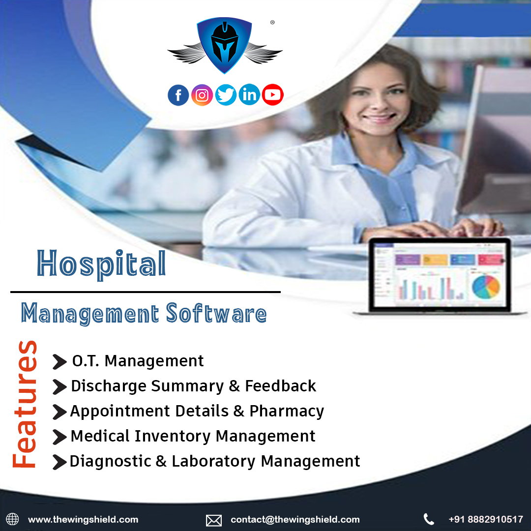 wingshield_saas's tweet photo. Boost the Efficiency of Your Healthcare Services with Wingshield-SaaS!
Take a free trial today: https://t.co/m3LyPYeGxP
Visit: https://t.co/r2fQ8cxQ8c
Contact us- contact@thewingshield.com
Call +91 888 291 0517
#wingshieldsaas #hospitalmanagementsoftware #hospitalsolutions https://t.co/AxGTLis7n0