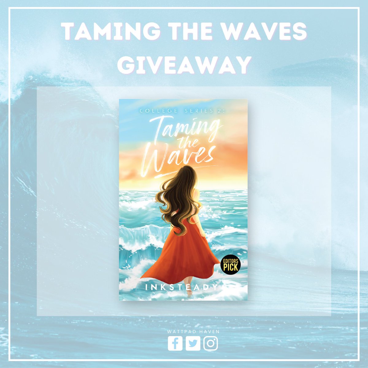 WattpadHaven's tweet photo. ✨April Giveaway✨

Prize: Taming the waves

Mechanics:

• MBF @WattpadHaven
• Like and retweet
• Retweet https://t.co/3OmTJYj01s
• Tag 5 moots

Goodluck!!💙 https://t.co/nd6WJqiq7Y