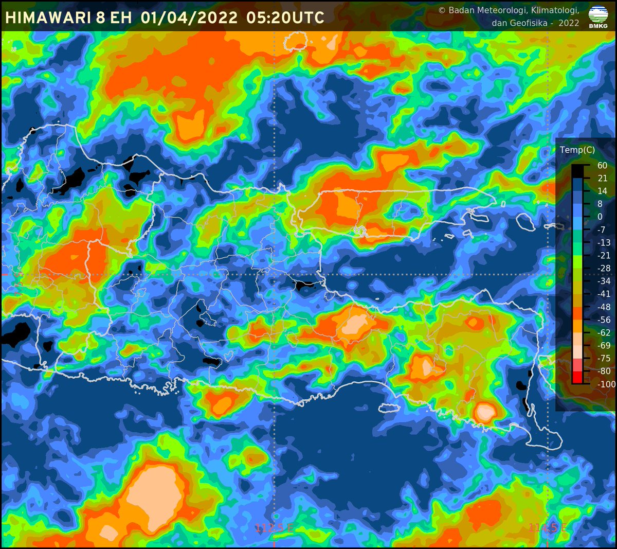 infobmkgjuanda's tweet photo. UPDATE SIANG
Siang ini terpantau beberapa wilayah di #jawatimur bagian Selatan sperti #Pacitan, #Trenggalek #KotaMalang, #KabMalang, #KotaBatu, #Lumajang, #KabProbolinggo, #Jember, #Bondowoso, dan #Banyuwangi sudah diguyur hujan ringan-sedang dan disertai petir
Stay safe guys... https://t.co/sCh1ea6lCx