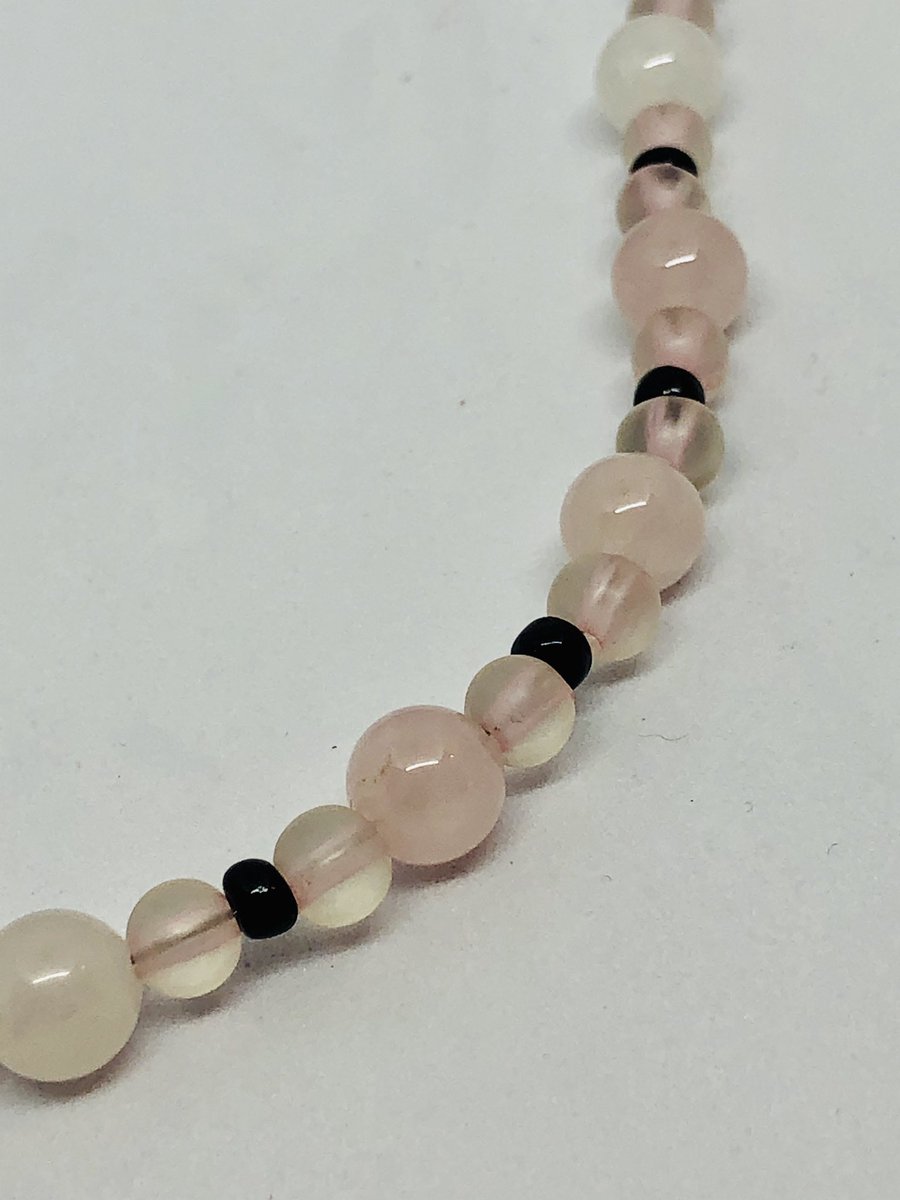 Marceleigh's tweet photo. Natural Pink Rose Quartz Necklace @eBay purchases benefit #ShrinersHospital 
#marceleighscloset #buyitnow 
#bling #reduce #reuse #recycle #thrift #thrifty #buyused #beauty #shopping #bhfyp
#jewelry #necklace  #rosequartz #rosequartzjewelry #naturaljewelry https://t.co/KVHURdRe3o https://t.co/BEyfQbZJFz