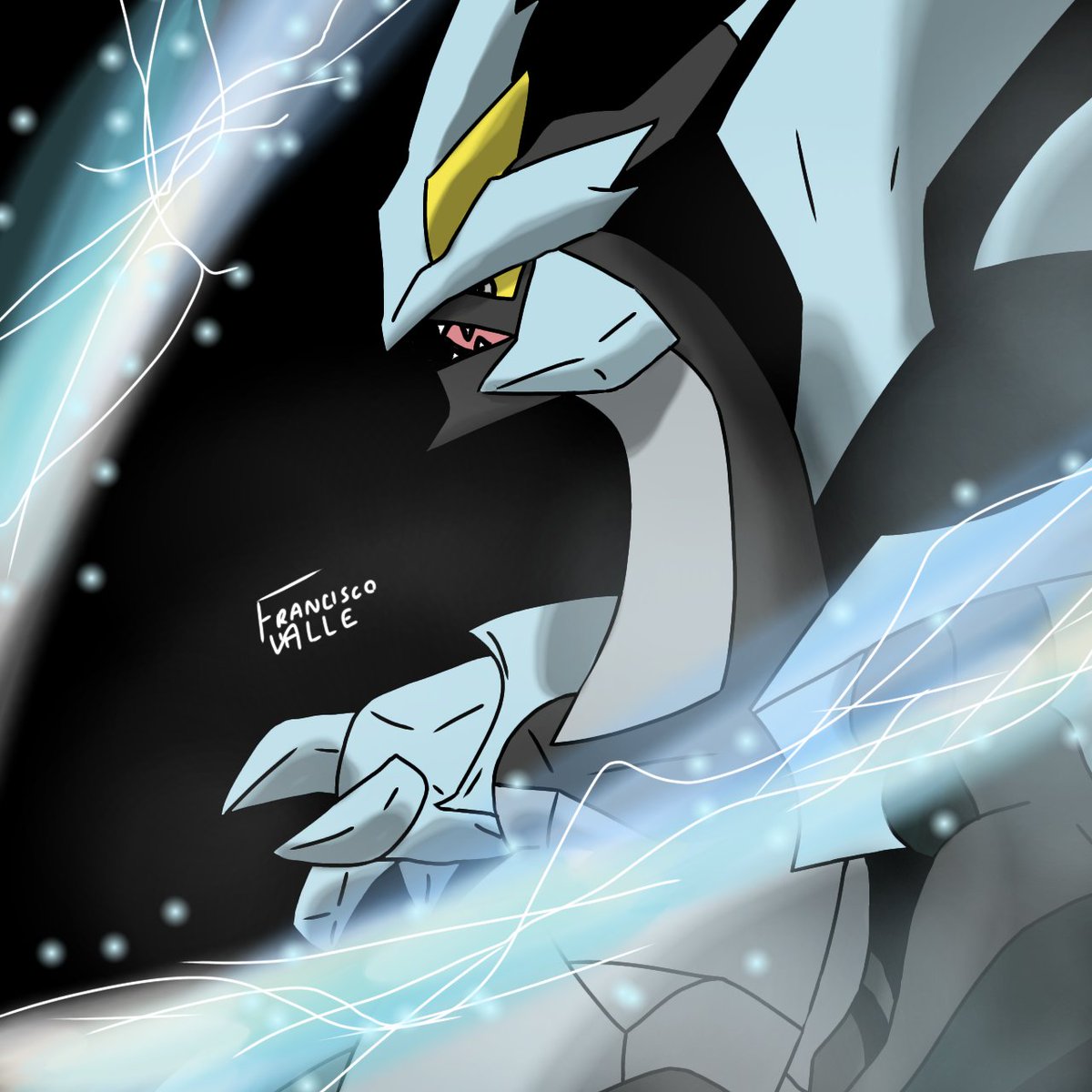 FULANGXIOS's tweet photo. Kyurem Negro

#pokemon
#FANART https://t.co/GzkOoi3ctJ