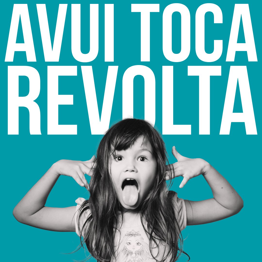 RevoltaEscolar's tweet photo. A l'abril, aigües mil! Però les famílies de la #revoltaescolar No som de sucre!!!
Avui 1 d'abril a la sortida de les escoles tallarem una vegada més el trànsit per reclamar entorns segurs i sans pels nostres infants. Seguim!!💪🏻🎉 https://t.co/uz5icOktg8