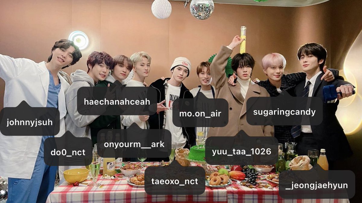 forvalentineboy's tweet image. nct 127 instagram accounts complete 💚