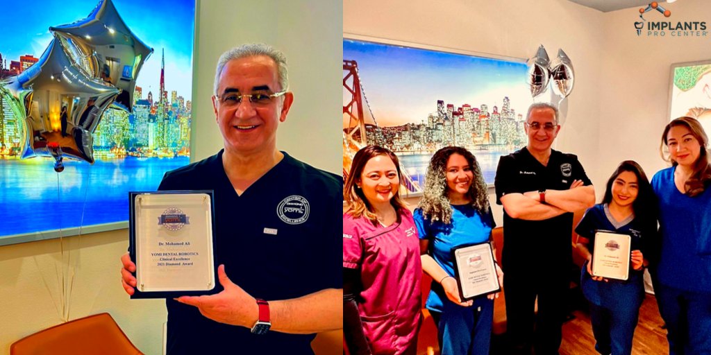 Implantspro's tweet photo. Congratulations, Dr.Ali, on achieving the Diamond Doctor of Excellence and Diamond Center of Excellence!
Contact us at 415.418.0778 for more information.
https://t.co/btJjZPbOqK
.
#ImplantsProCenter #DiamondDoctorOfExcellence #DiamondCenterOfExcellence #RoboticDentistry https://t.co/LkTLDtfWzs