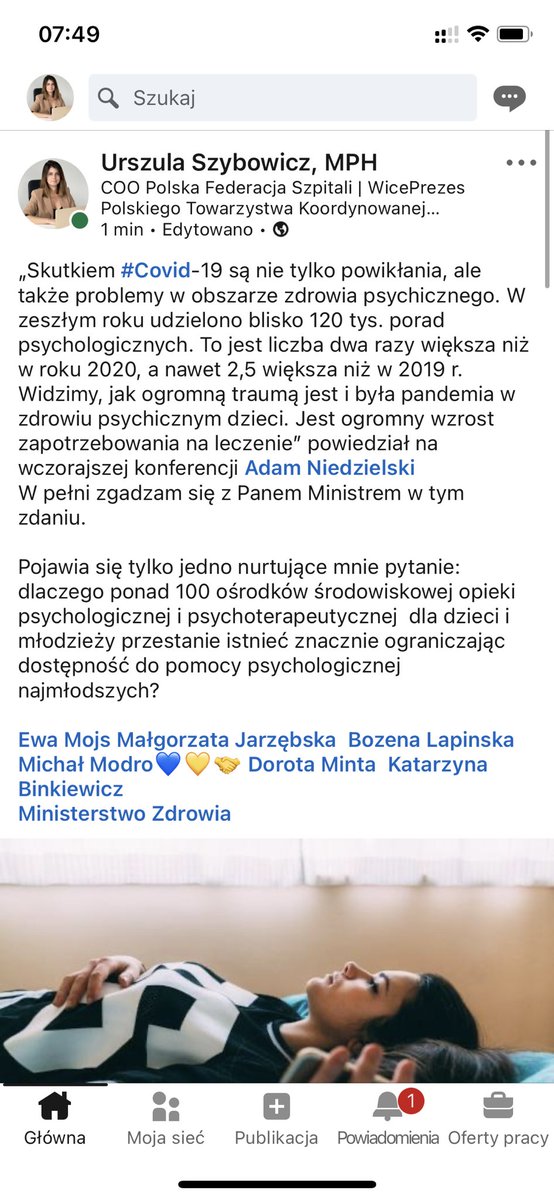 USzybowicz's tweet photo. Czy na pewno sytuacja w psychiatrii jest tak dobra aby zamykać blisko 100 OŚOPiP- pozostawiając dzieci w potrzebie samym sobie?
@a_niedzielski bardzo proszę o pomoc 🙏🏼
@MZ_GOV_PL @MEIN_GOV_PL @BartChmielowiec https://t.co/9MYDTZllaI