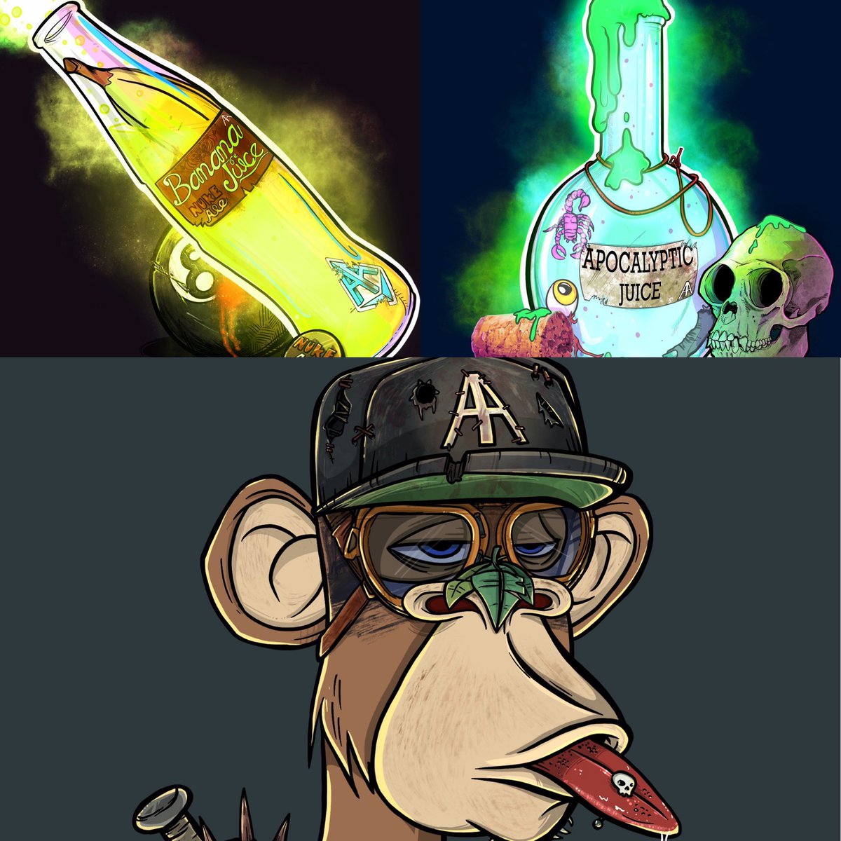 KoiBudG's tweet photo. @unKn0wnwallet @Hypnotik83 @Captainnfteth #nukeale
#apocalypticjuice
#snapbackgang https://t.co/9SkJAJF8XB