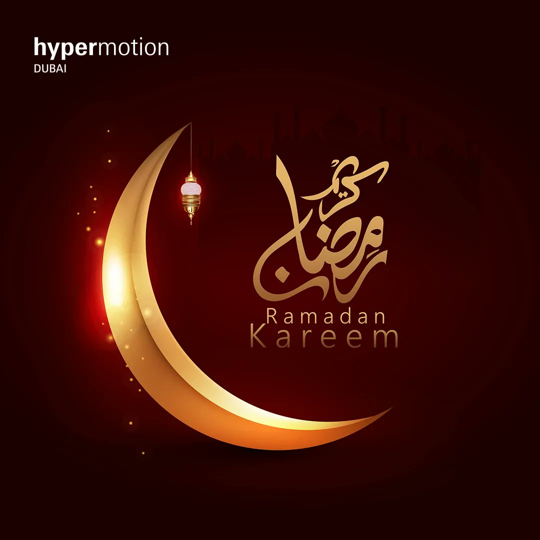 The Hypermotion Dubai team wishes you peace, happiness, and blessings during the holy month of Ramadan. ☪ 

#RamadanKareem #Ramadan2022 #HolyMonthofRamadan