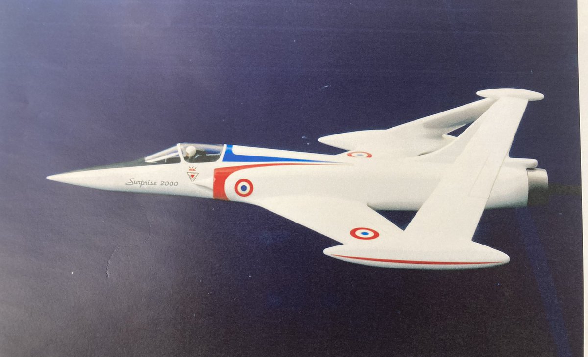 FanaAviationMag's tweet photo. #Urgent @Dassault_OnAir dévoile le successeur du #Rafale avec le Surprise 2000 et sa voilure révolutionnaire. #avgeeks #aviation #innovation https://t.co/pKKBgb6LZR