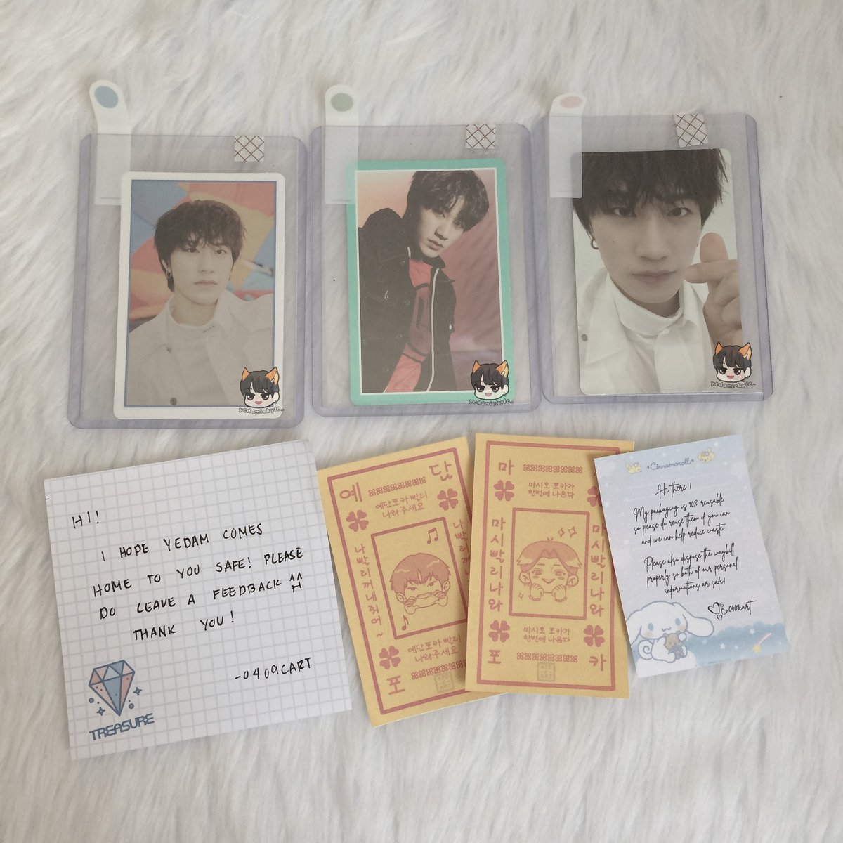 yedamiekyle_'s tweet photo. ☁️ #yedamiekyle_buys

[040122💌]

hi @0409cart ! I received yedam papels today ! tysm po for packing it well and sorry for the late feedback ! til next time po ^^

#0409feedbacks https://t.co/3OXJdwgt1L