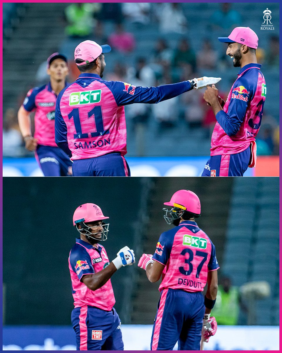 rajasthanroyals's tweet photo. These two. 😍💗

#RoyalsFamily | #HallaBol | #TATAIPL2022 https://t.co/O4i3dSxhRB
