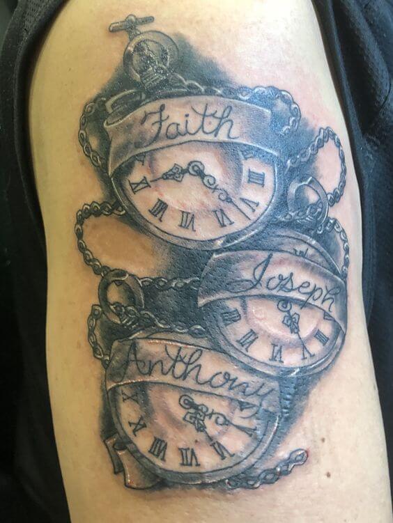 55 Fascinating Birth Clock Tattoo Ideas To Seize Each Your Moment