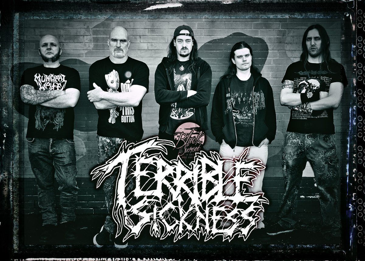TERRIBLE SICKNESS joins the #MDD / #BlackSunset Family to release their upcoming album in autumn! Be prepared for #brutaldeathmetal and #blastbeat attacks.
check their brandnew single: terriblesicknessofficial.bandcamp.com

#newsigning #deathmetal #terriblesickness