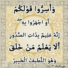 قد نستطيع أن نكذب على الناس
ونخدعهم كثيرا
لكننا لا نستطيع الكذب على الله
الذي يعلم خائنة الأعين
وما تخفي الصدور