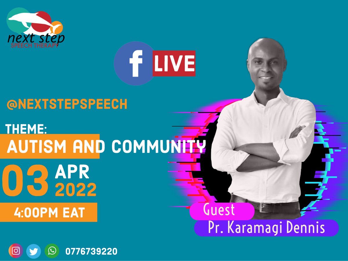 “Most of us are just flat out apathetic! We don’t care whether autism exists or not, it’s just inconsequential.
But have you thought and imagined how different things would be if you took a second of your time to know.”🥺
 ~ Karamagi Dennis 

Join us via facebook.com/nextstepspeech