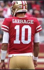 fhinyxfire's tweet photo. @danielkellybook @Ad49Ers @All49ersSI Dude- you don’t know squat. You’re speculating and nothing more. And you have no pedigree that should make anyone want to buy the nonsense yourself selling. I’ll tell you what is definitely true- he’s an upgrade from Garoppolo. That’s for sure. https://t.co/WcxROYB64q