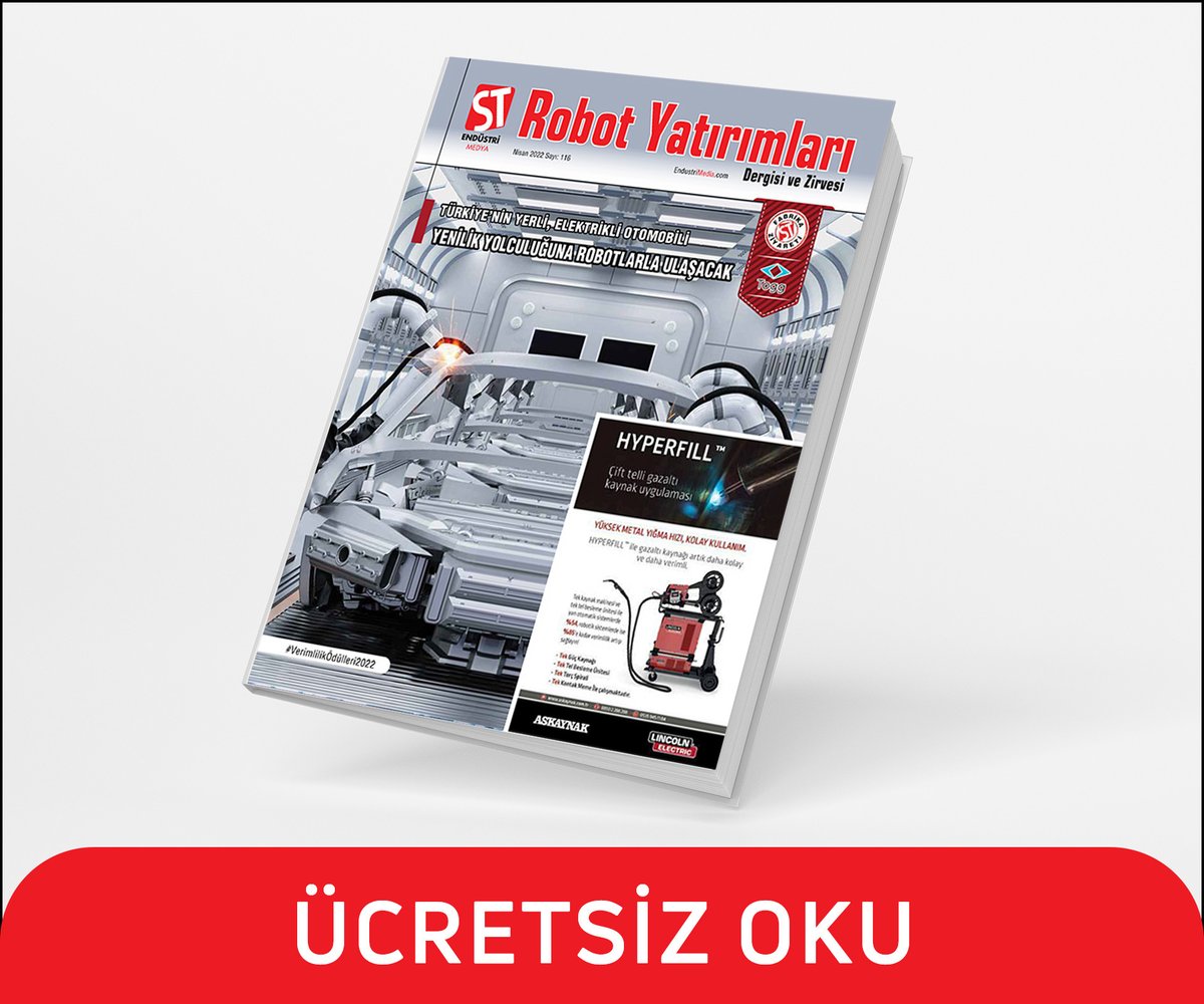 ST Robot Yatırımları Dergisi'nin Nisan sayısını ücretsiz online okumak için: dergi.stdergileri.com/st-robot-yatir…

#endüstri #sanayi #üretim #fabrika #makine #otomasyon #enerji #inşaat #robot #b2b #depolama #ağırsanayi #proses #endüstri40 #kobi #yatırım #dergi