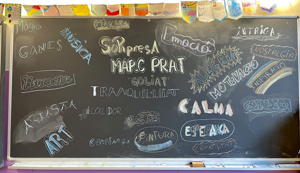 Escola Montserrat Solà Taller d’Art (@artiescola) on Twitter photo 🗣COM T’HAS SENTIT? Amb aquesta pregunta omplim la nostra pissarra de SENSACIONS i EMOCIONS VISCUDES amb en <a href="/marcpratcodina/">marc prat codina</a> 🫀Seguim jugant 🏓🏓 amb l’art contemporani 🗣👁👣🧠💬 <a href="/artiescola/">Escola Montserrat Solà Taller d’Art</a> @escolamsola <a href="/macmataro/">M | A | C Mataró Art Contemporani</a> 🤝<a href="/ladestilleria/">La Destil·leria</a> #Art #Alumnes5è 🗣COM T’HAS SENTIT? Amb aquesta pregunta omplim la nostra pissarra de SENSACIONS i EMOCIONS VISCUDES amb en <a href="/marcpratcodina/">marc prat codina</a> 🫀Seguim jugant 🏓🏓 amb l’art contemporani 🗣👁👣🧠💬 <a href="/artiescola/">Escola Montserrat Solà Taller d’Art</a> @escolamsola <a href="/macmataro/">M | A | C Mataró Art Contemporani</a> 🤝<a href="/ladestilleria/">La Destil·leria</a> #Art #Alumnes5è