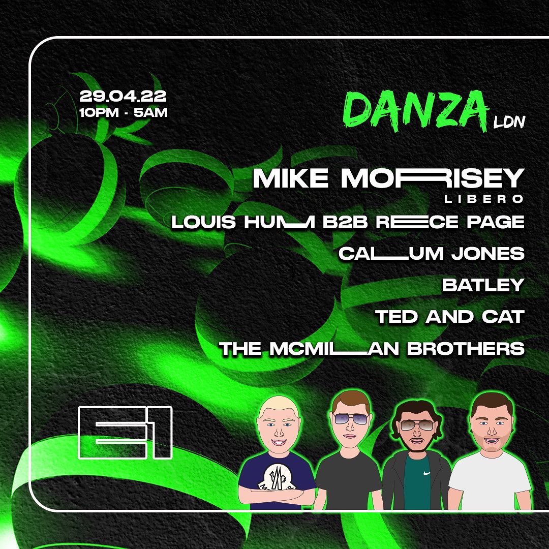 danzaldn's tweet photo. Happy Friday! 

Tickets to our e1 takeover are flying out, grab yours now via the link in the bio🔥 We hope everyone has a lovely weekend dancing🕺💚 https://t.co/THkXUJTPow