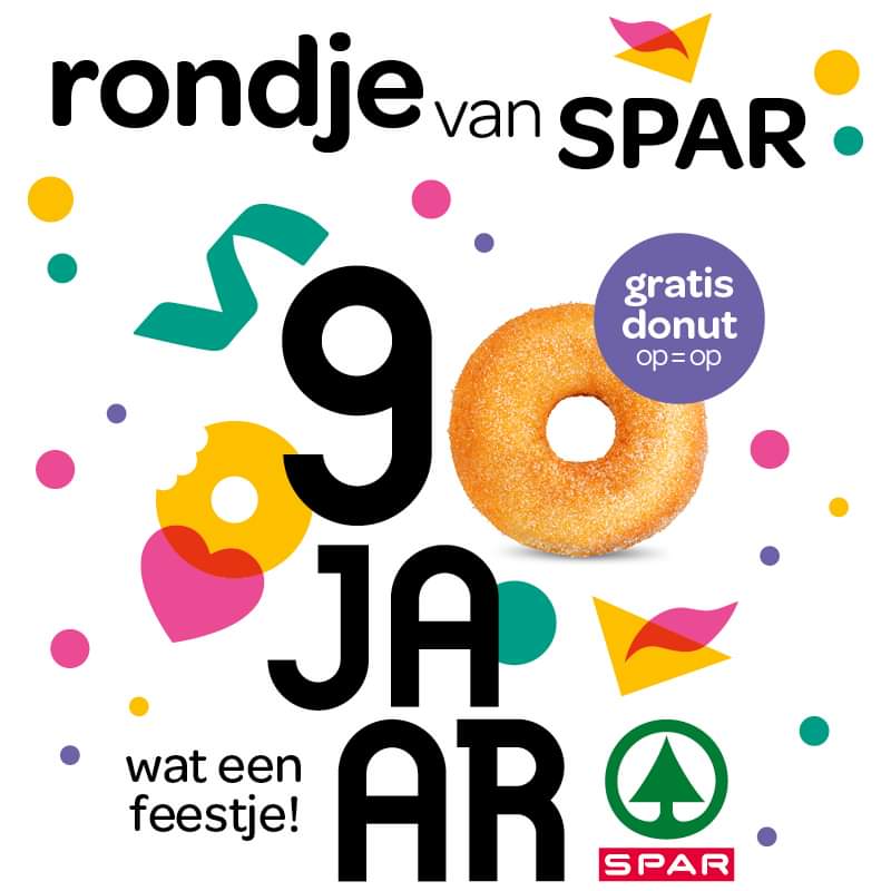 #Spar 90 jaar #donut #gratis