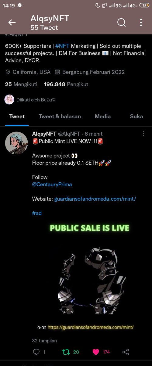 prettycuwa's tweet photo. @prctiu @AlqNFT done https://t.co/weT5JgEPNO