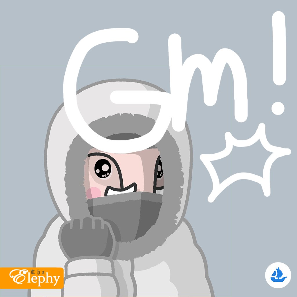 ElephyNFT's tweet photo. GM #Elephy Frenssssssss β
Where is the coldest place on Earth?
β β β βππ β β β
#NFTs #NFTCommunity #NFTartists
#NFTcollector #NFTTHAILAND #Elephant #morning https://t.co/YCUnnWcYtq