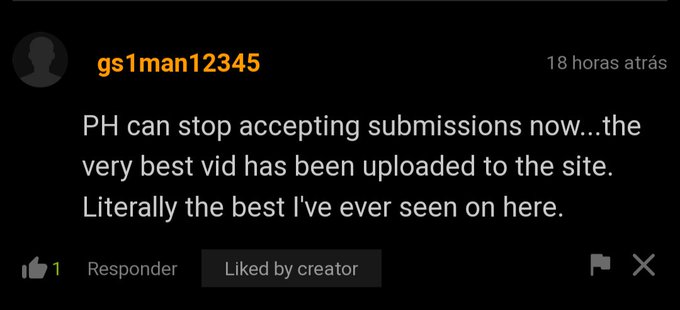 One of the comments on my last video on @Pornhub, go and check what he is talking about 😉 Link: https://t<a class="tags" href="/tag/pornhub">@pornhub</a>