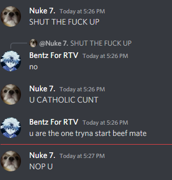 chronichazard's tweet photo. man tryna start beef lmao https://t.co/dH874oSdwo