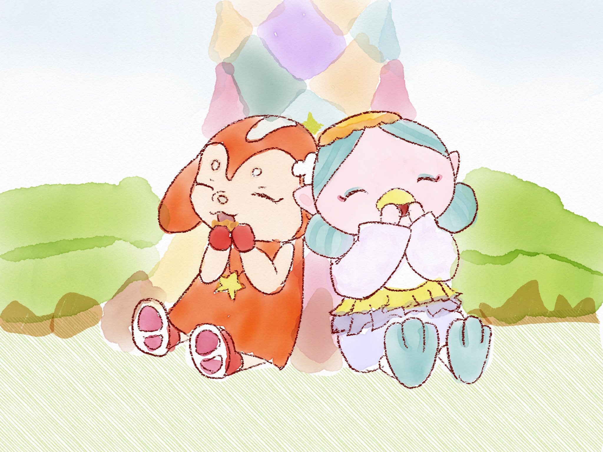 ガラピコぷー Twitter Search Twitter